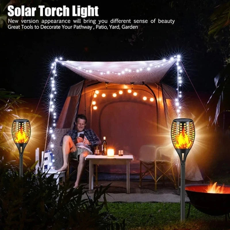 Solar Flame Torch Lights