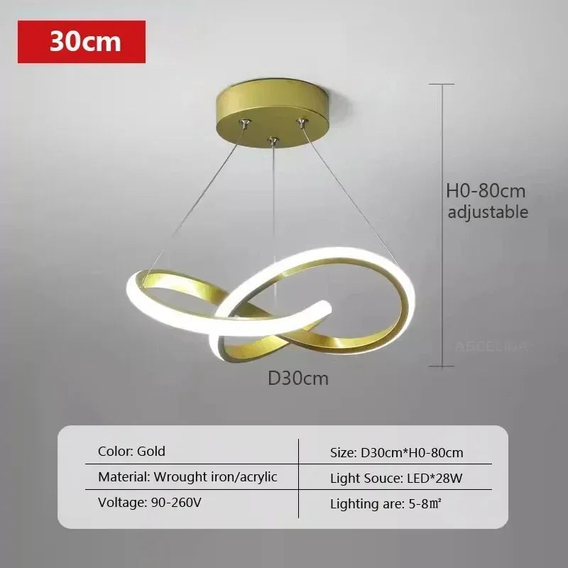 Nordic LED Ceiling Pendant Lamp Dining Room Corridor Lamp