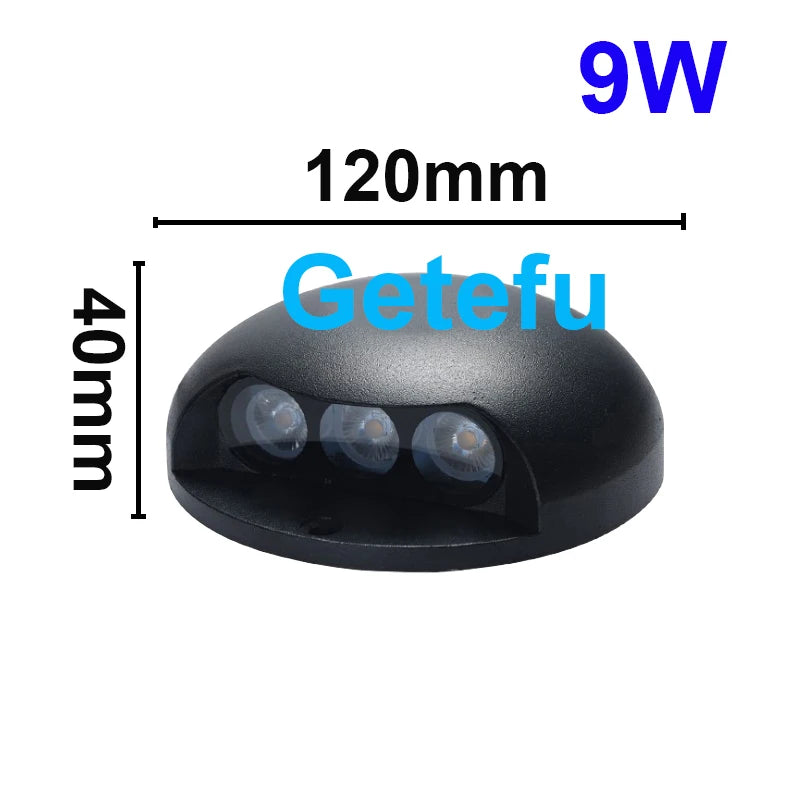120mm  9W  black