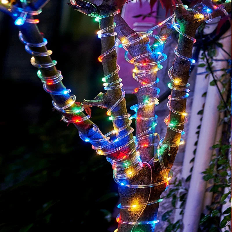 Solar Tube Rope Lights Outdoor