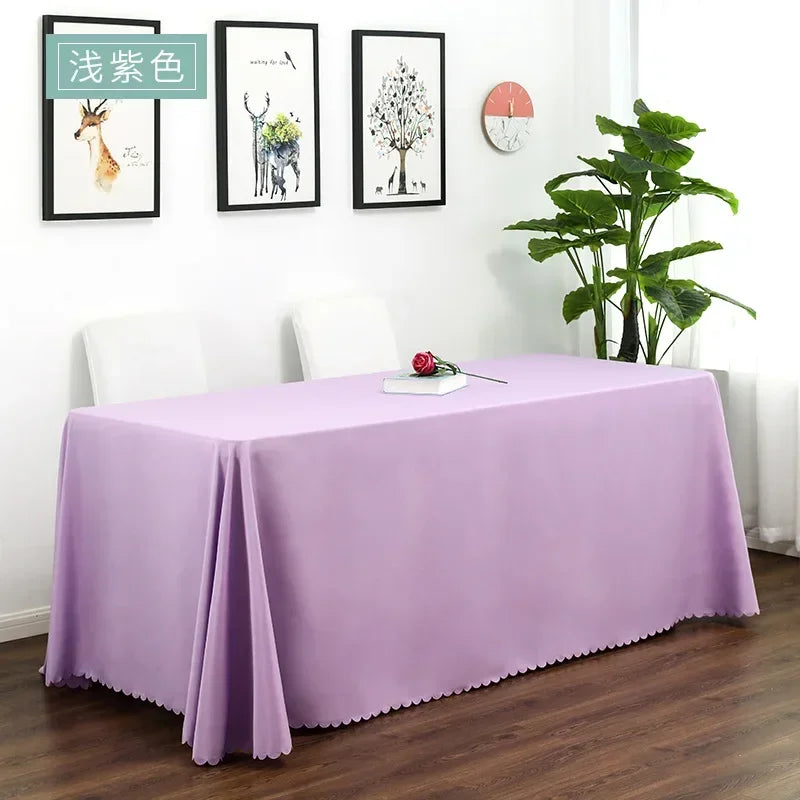Banquet Table Cover Wedding Cloth Wonderful Colourful Square Rectangle