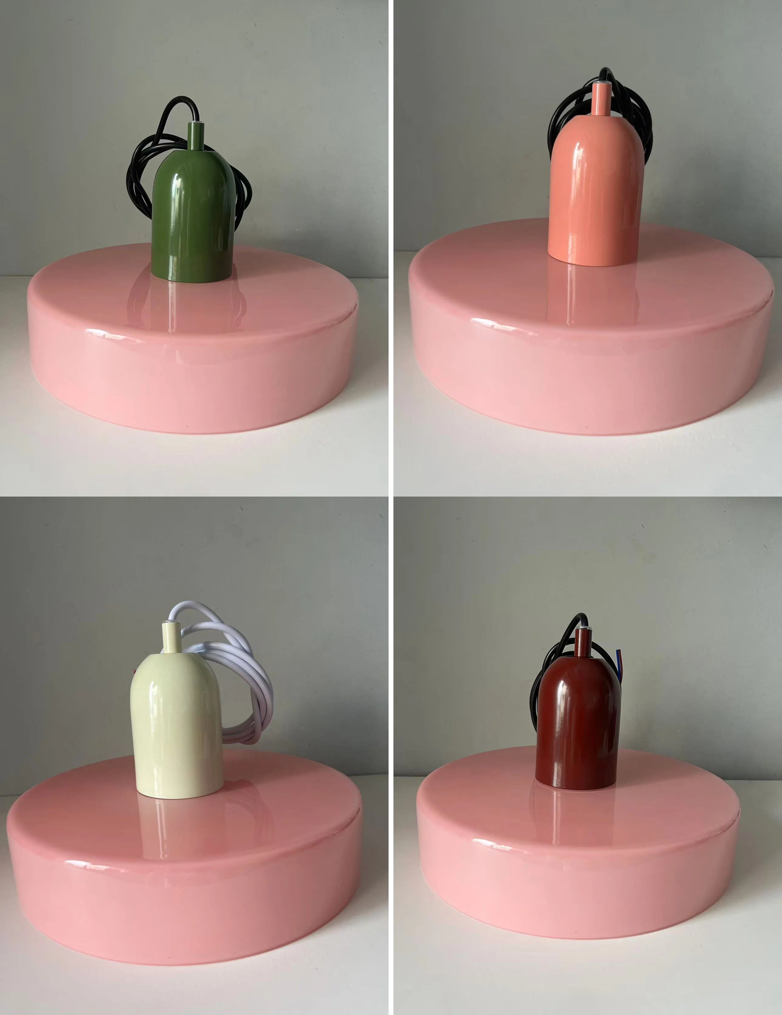 Nordic Retro Glass Pendant Light