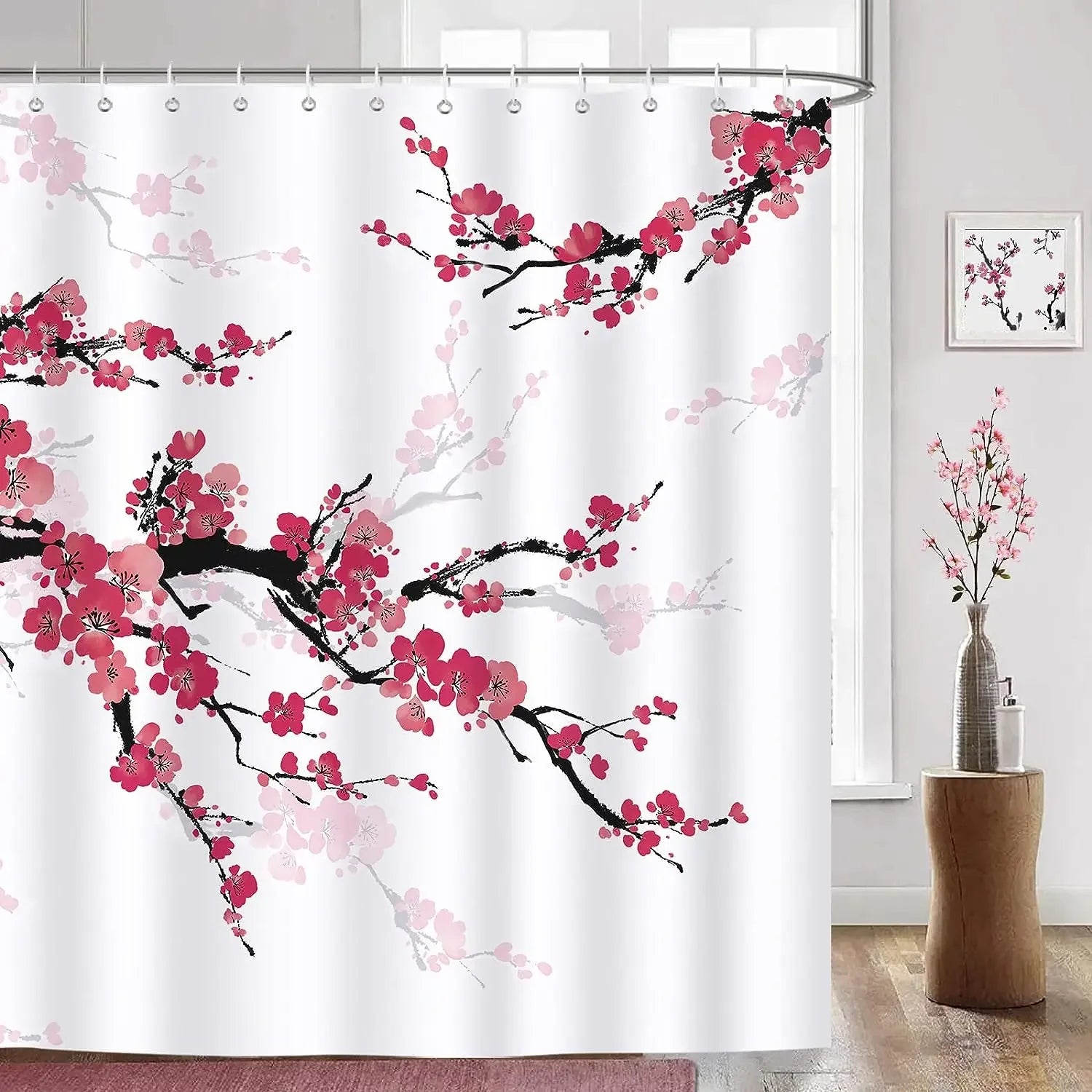 Japanese Sakura Shower Curtain