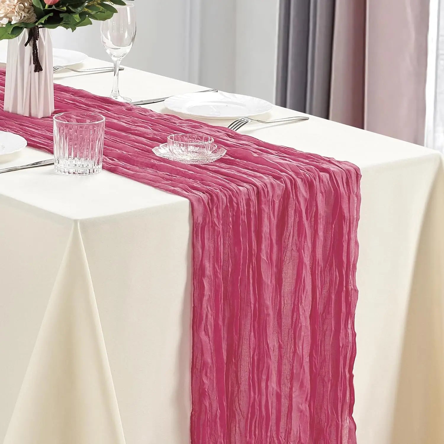 Cheesecloth Table Runners Set of 10