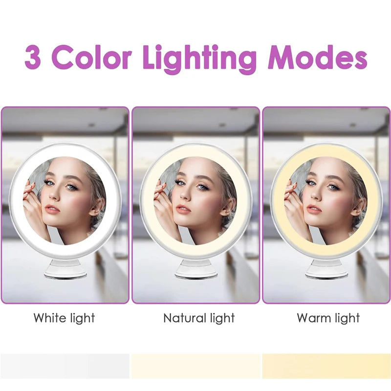 10X Magnifying Suction Makeup Mirror