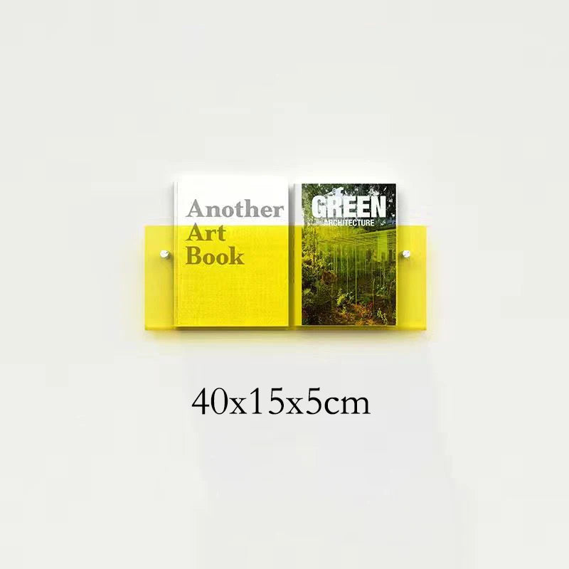Acrylic Wall Magazine Rack