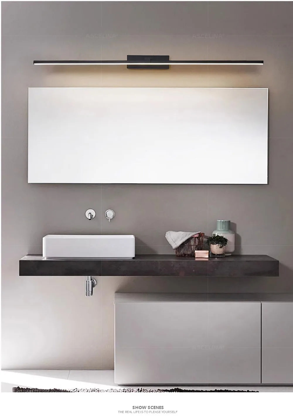 Long Strip LED Mirror Light