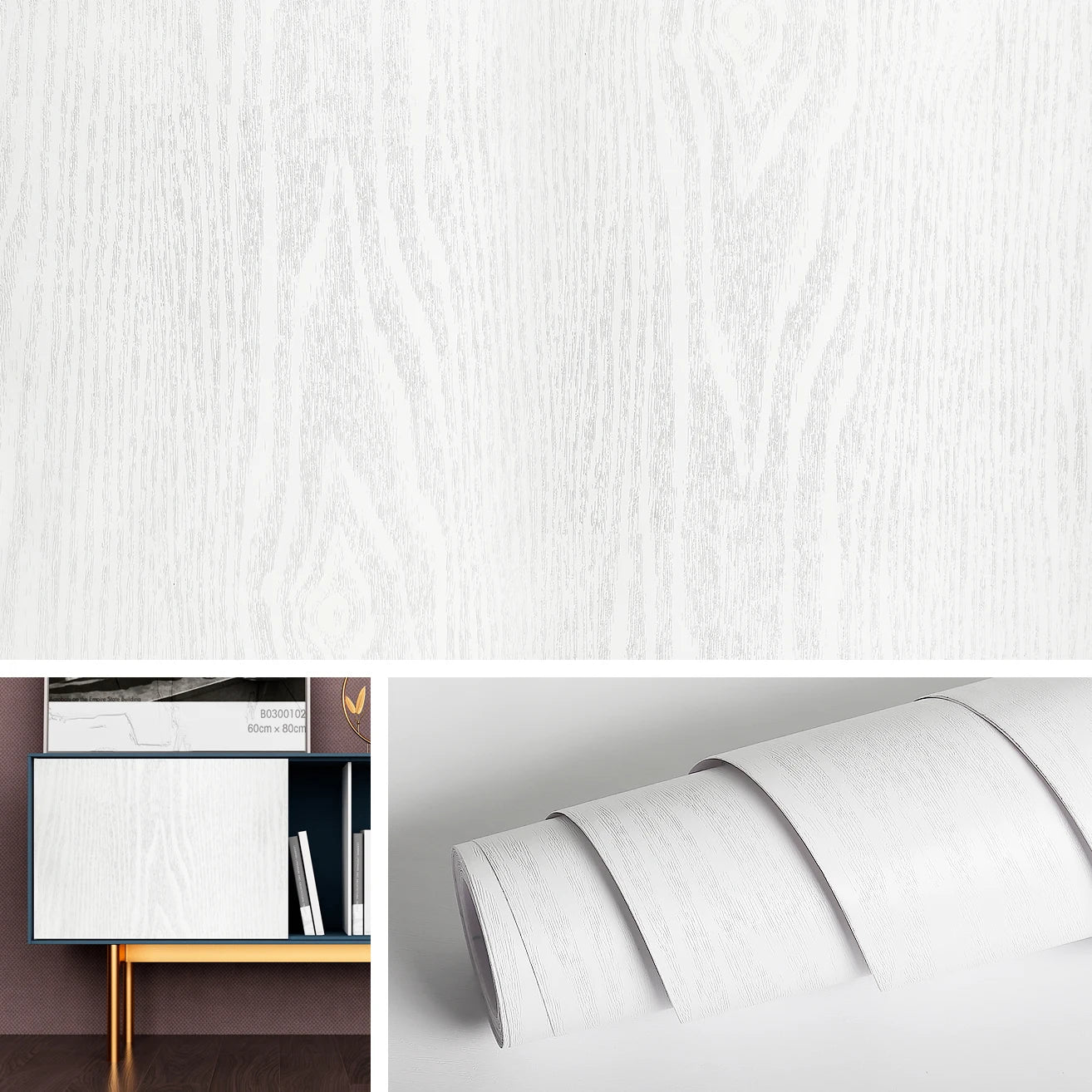 Wood Grain Self Adhesive Wallpaper