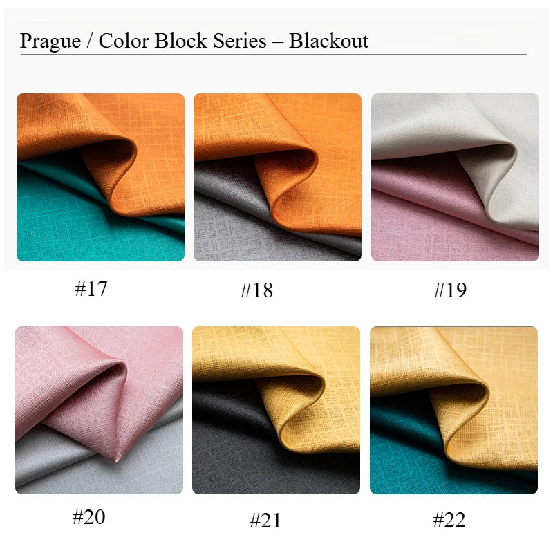 Modern Thermal Insulated Noise Reducing 100% Blackout Curtains