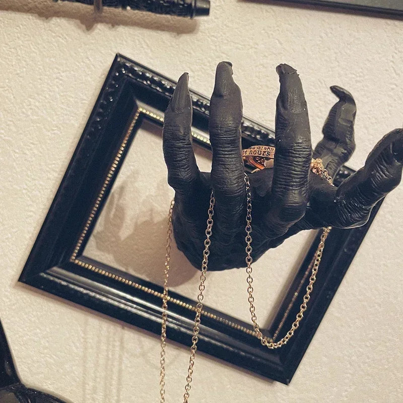 Gothic Hand Wall Key Holder