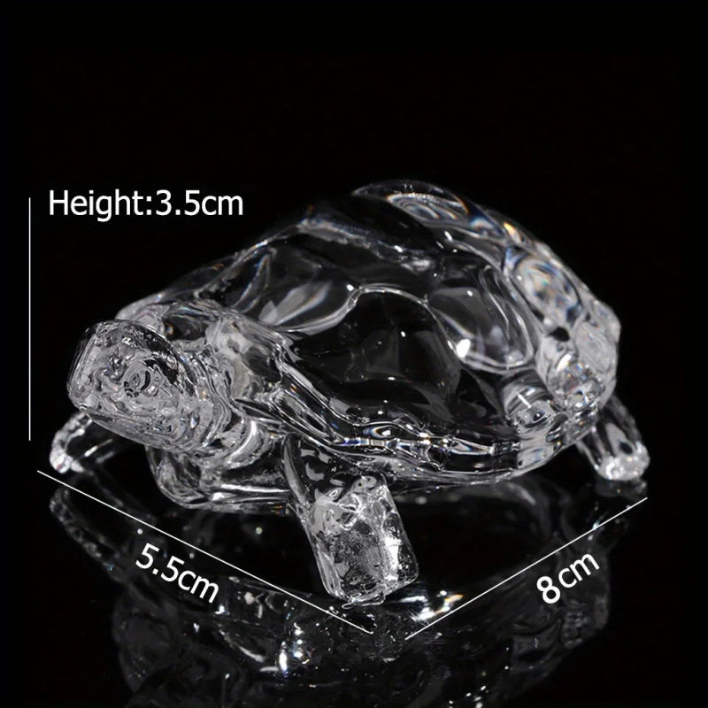 A Crystal Turtle Ornament, Mini Turtle Statue, Lucky Ornament