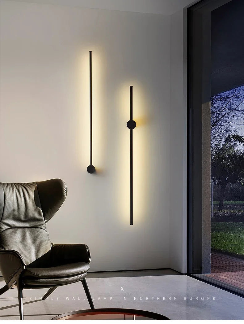 Minimalist Long Line LED Wall Lamp