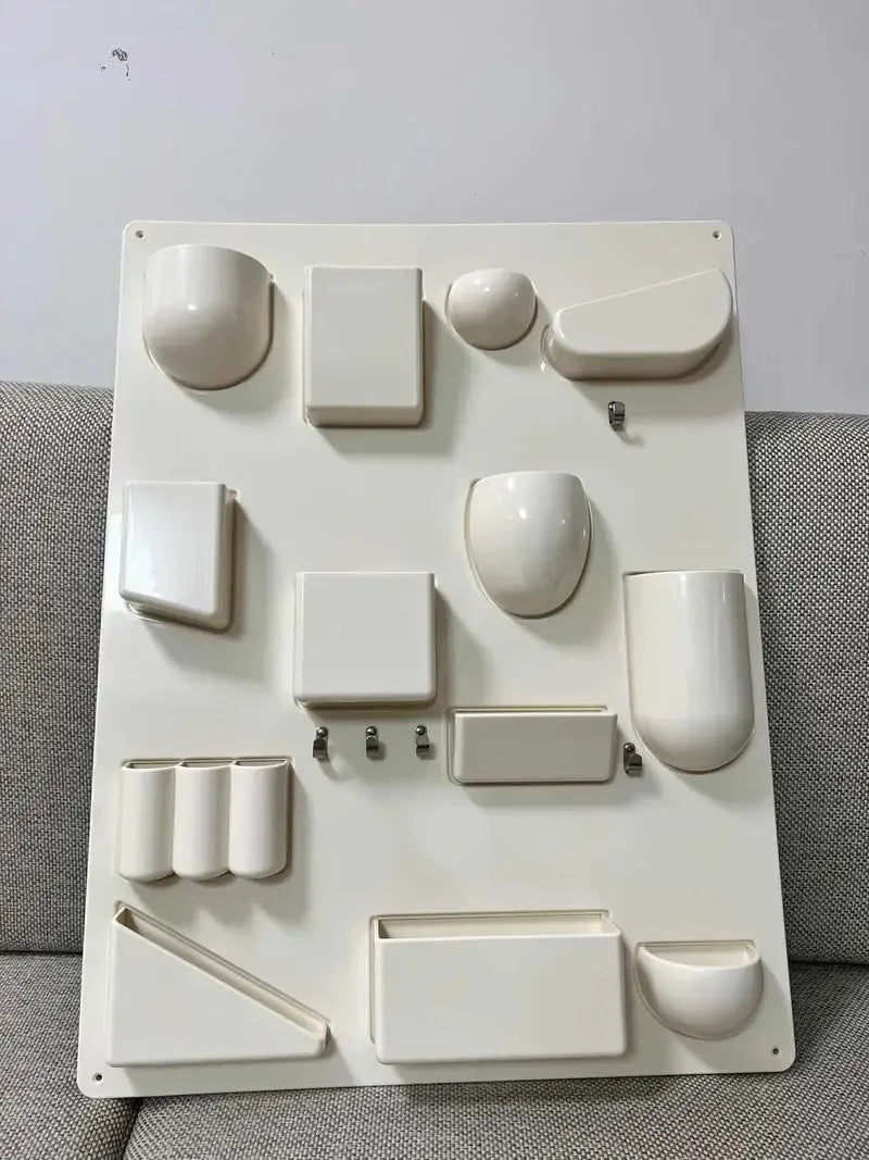 Wall Mounted Storage Rack with Hooks