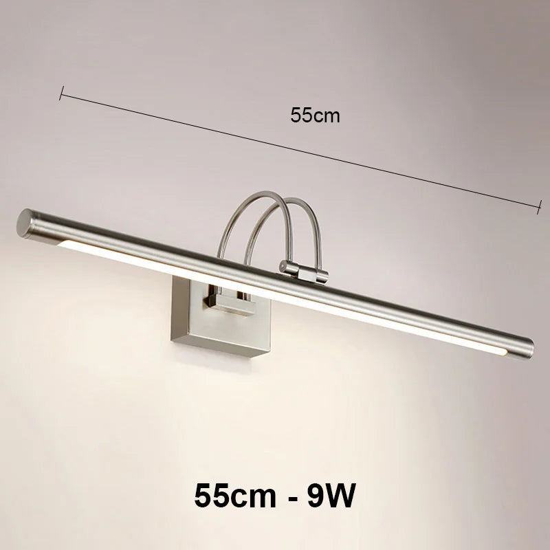 Mirror Wall Lamps Bathroom Modern Wall Lights 43CM 55CM 9W 12W Toilet