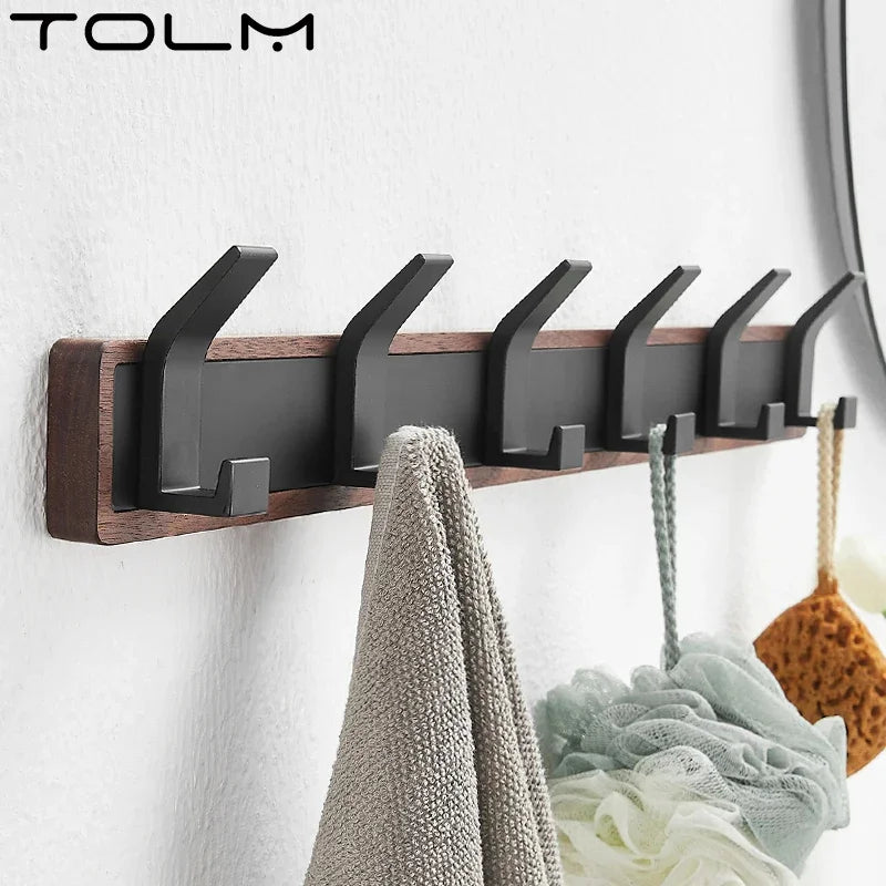 Walnut Wood Wall Coat Hook
