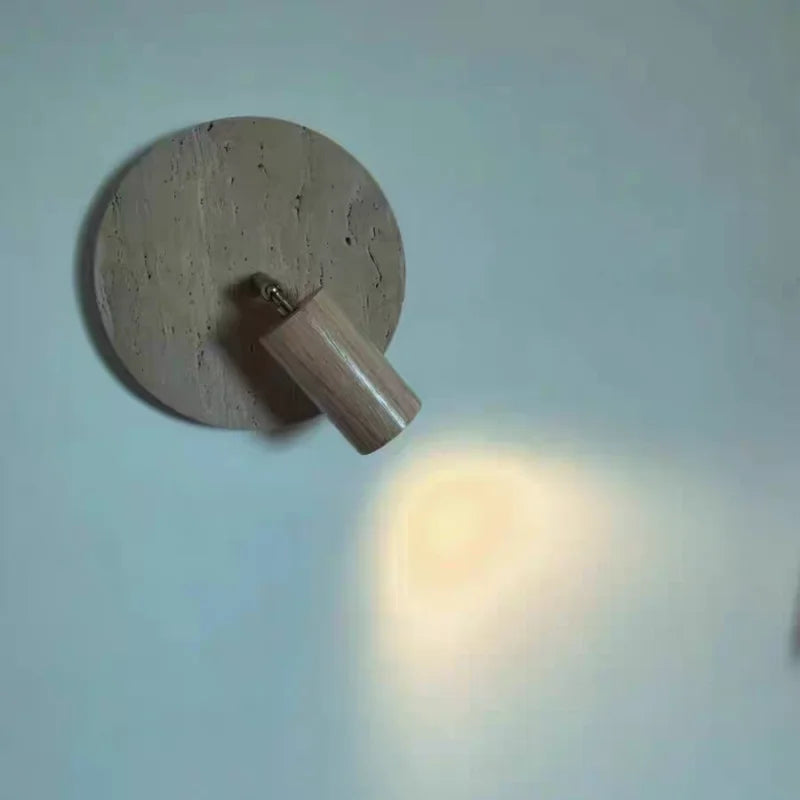 Wood Pull Chain Wall Sconce