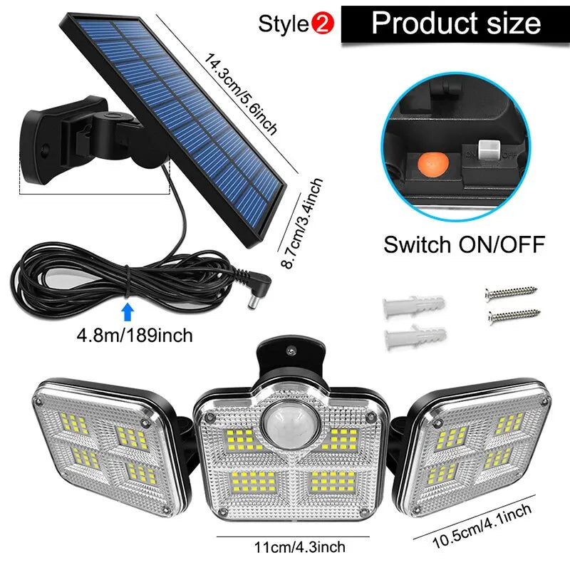 20W Adjustable Solar Garden Light