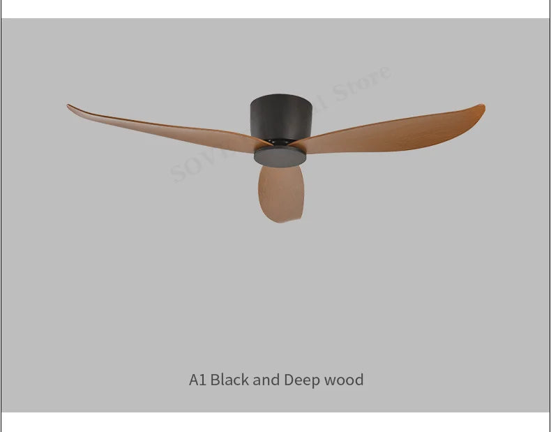 Low Profile White Ceiling Fan