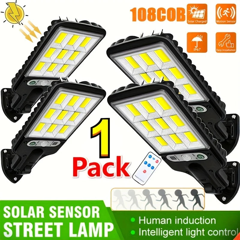 Solar Sensor Street Lamp with Remote