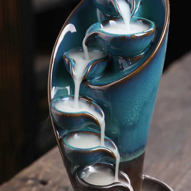 Handmade Torch Waterfall Incense Burner