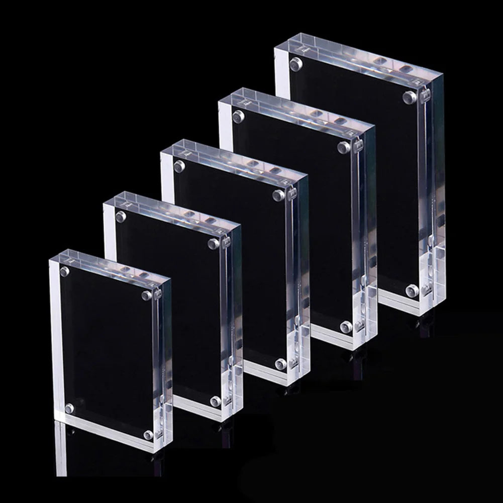Clear Acrylic Magnetic Photo Block