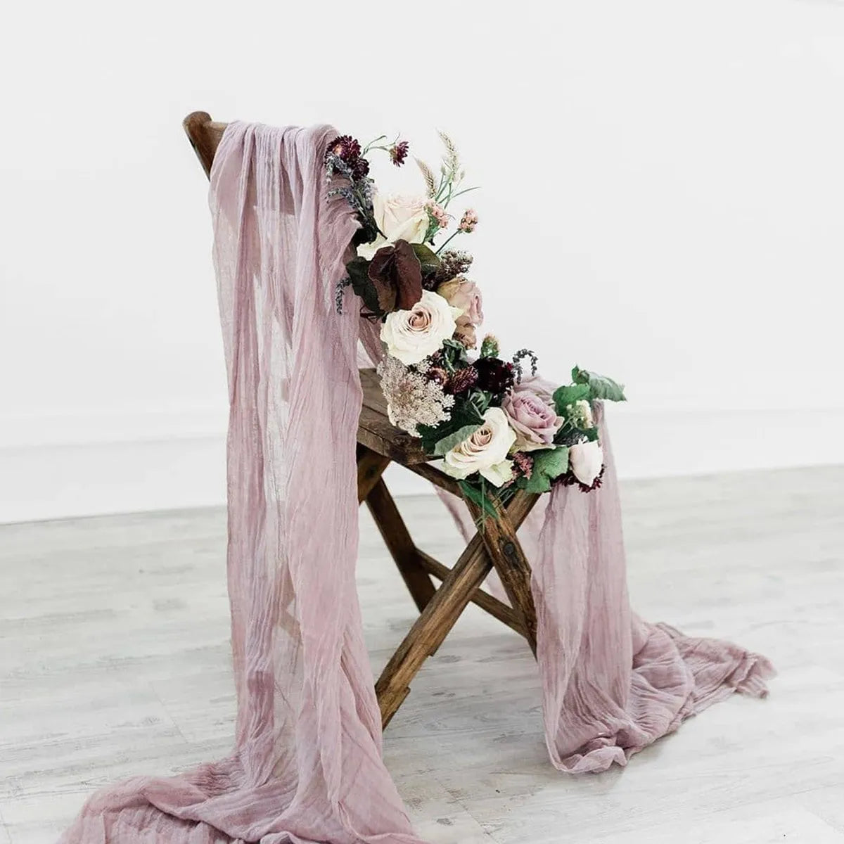 Boho Cheesecloth Table Runner