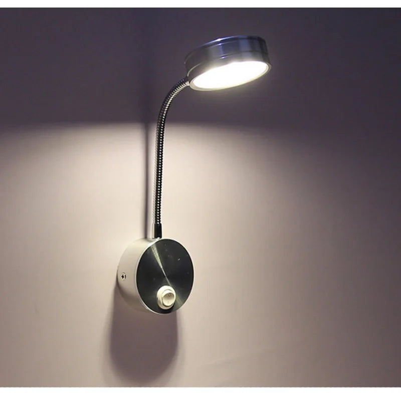 Flexible Gooseneck LED Reading Wall Light