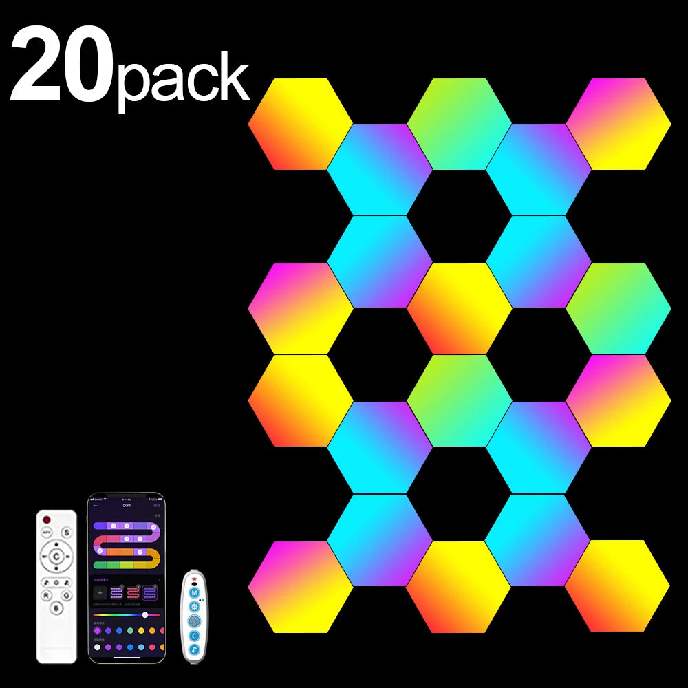 RGB Hexagon Smart Wall Panels