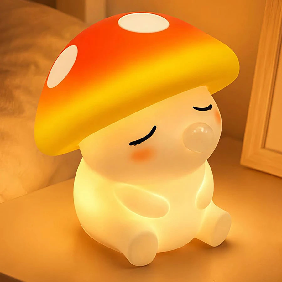 Silicone Tap Control Mushroom Light