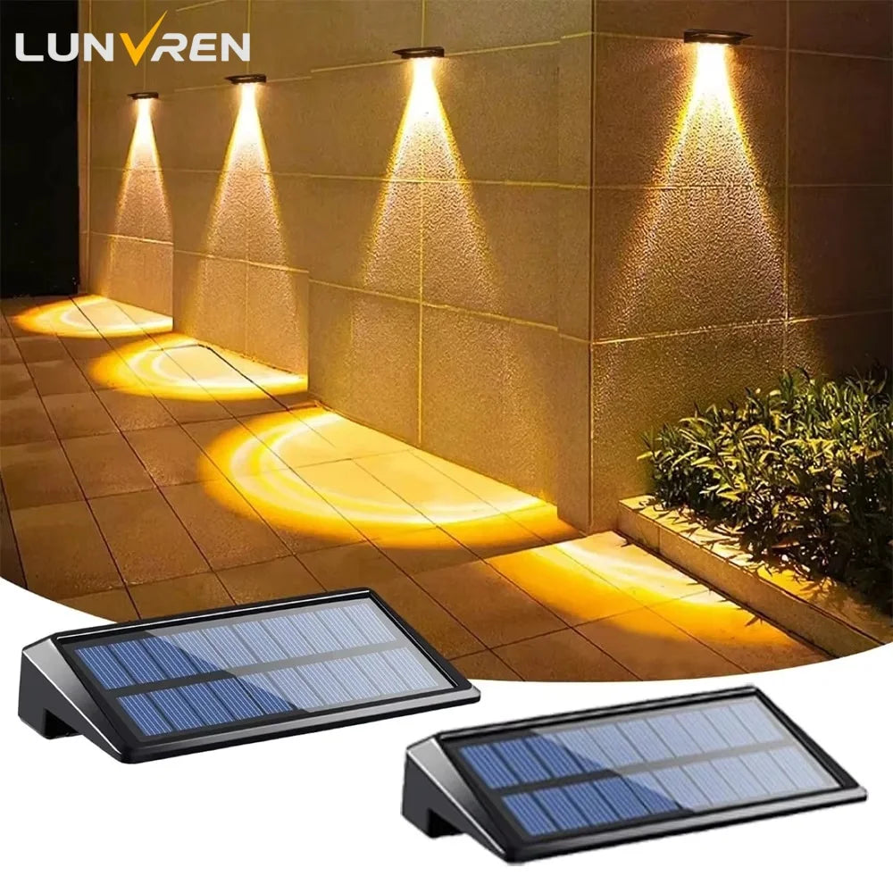 Solar Fence and Deck Lights 2 Pack