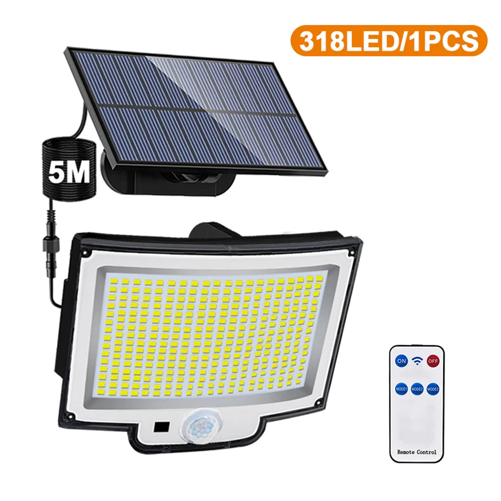 234/318/348 LED Solar Lights 3 Working Modes