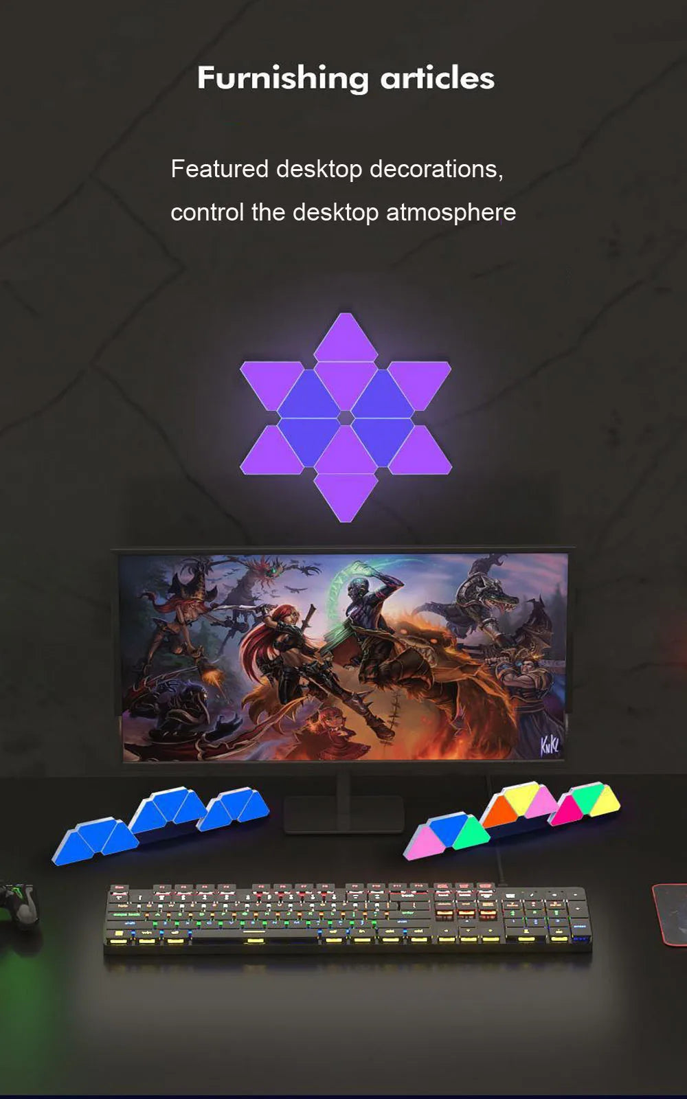 Triangle Quantum Wall Panels