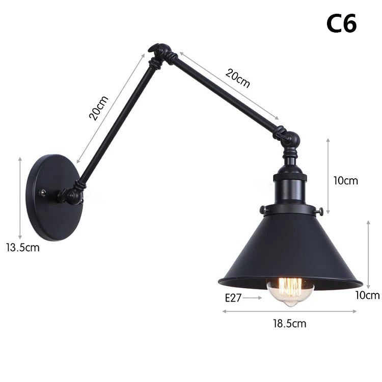 Minimalist Bedroom Wall Reading Lamp
