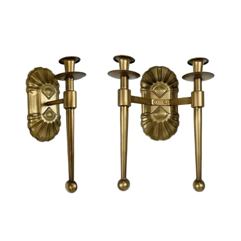 Sophisticated Wall Mount Holder European Antique Hanging Candlestick