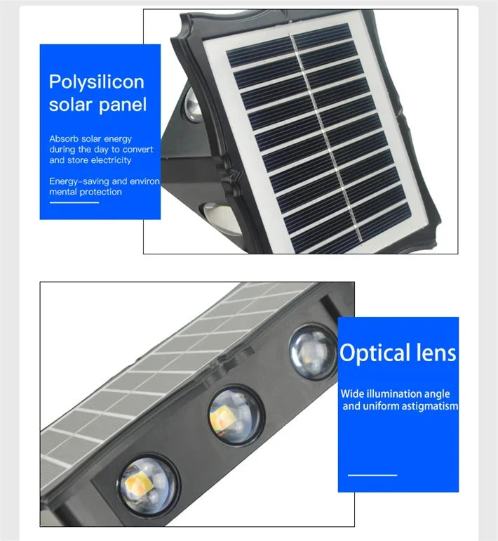 Up & Down Solar Wall Light