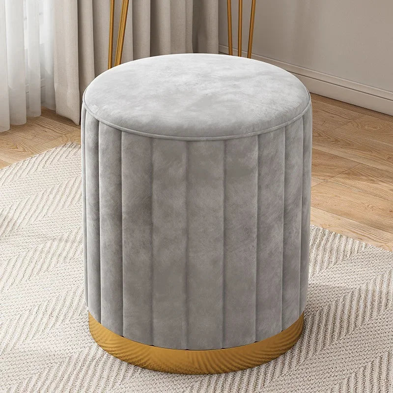 Round Storage Stool with Lift Top
