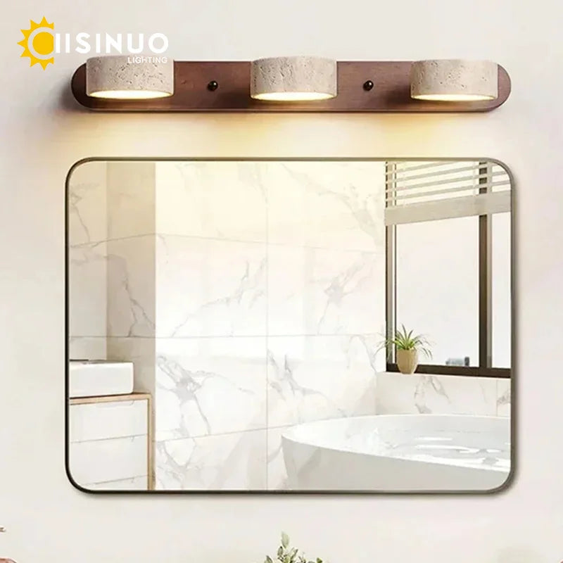 Travertine Stone Vanity Light