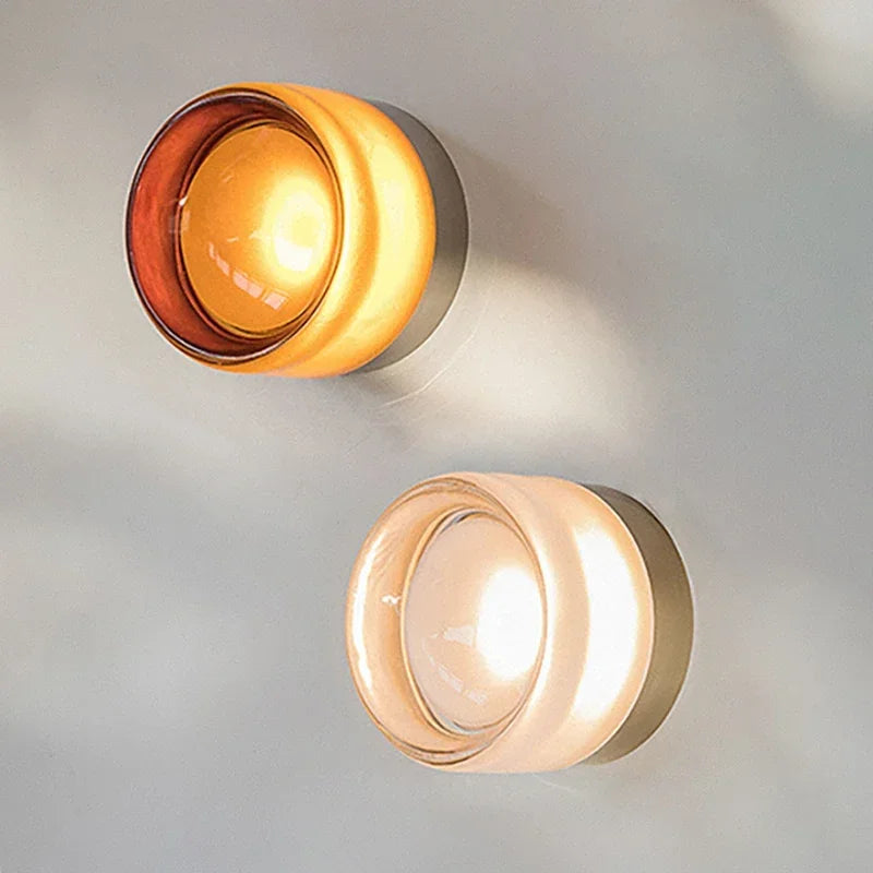 Amber Jelly Decorative Wall Sconce