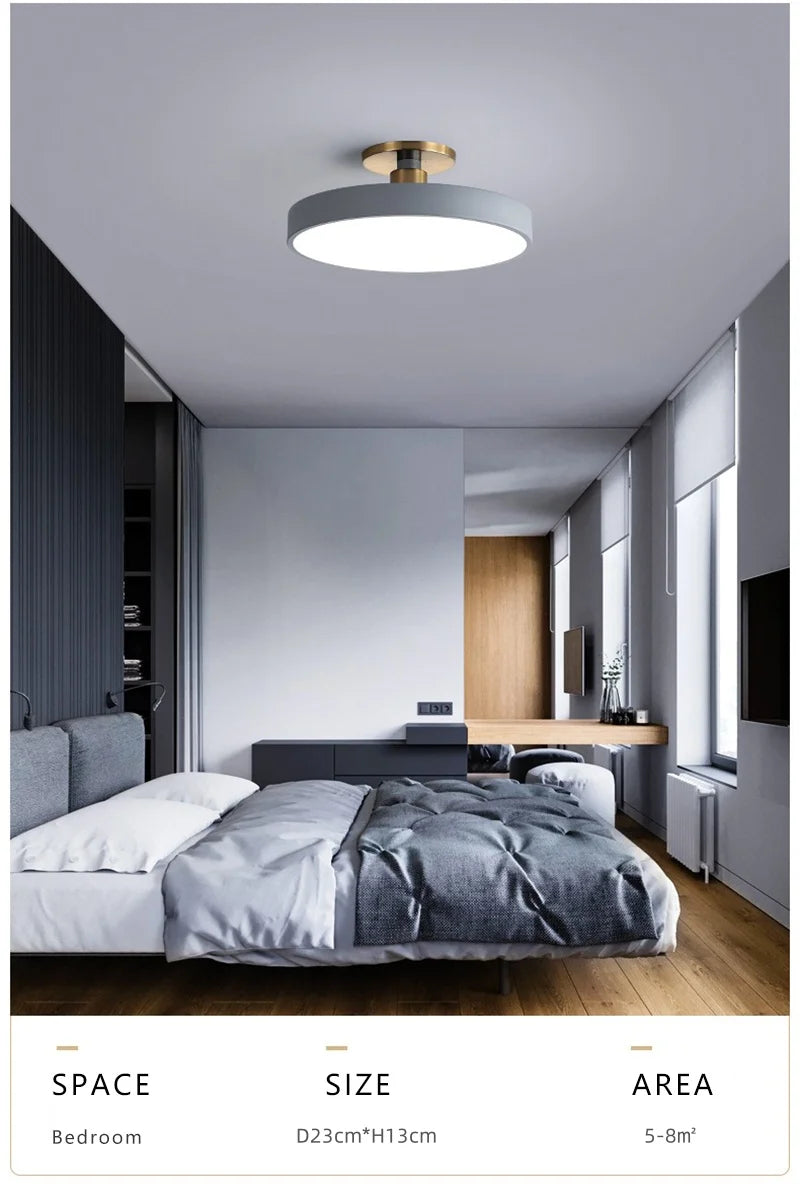 Macaron Round LED Ceiling Light