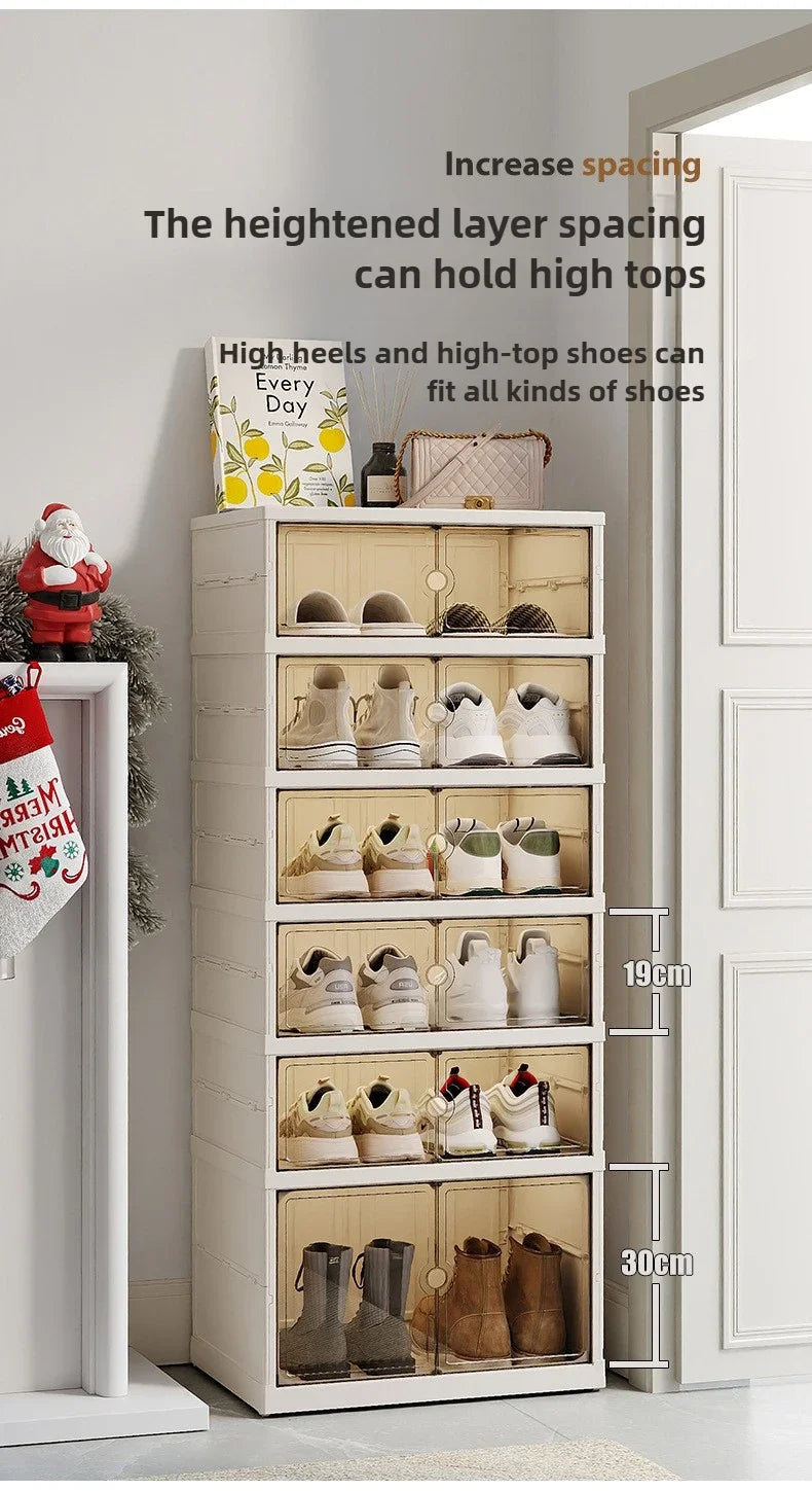 Foldable Transparent Shoe Storage Box