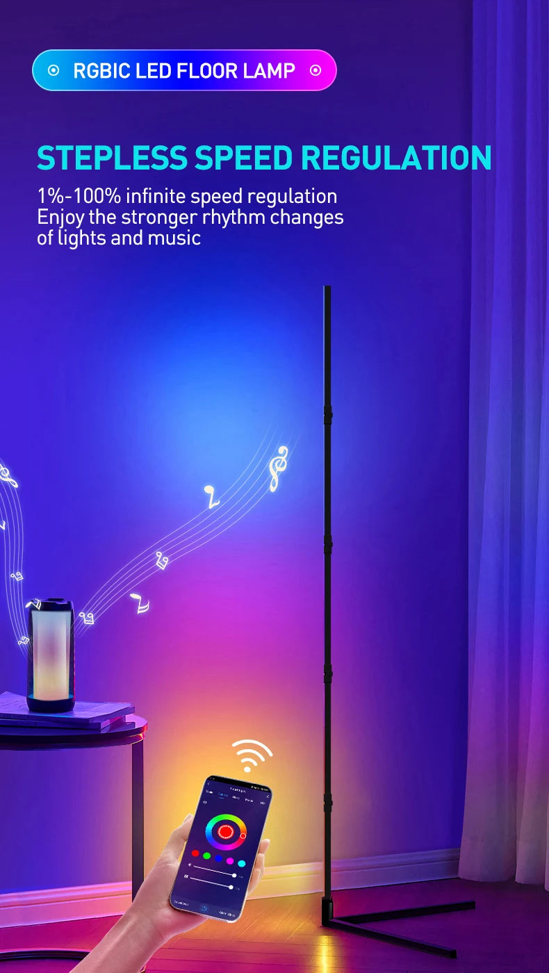 Smart APP RGB Corner Lamp 180cm