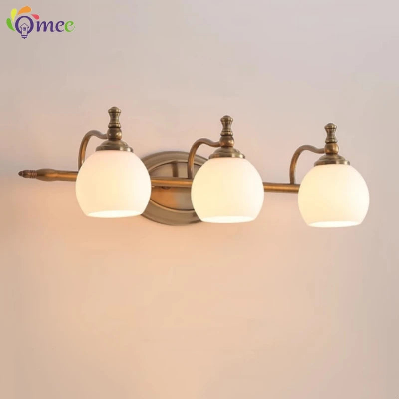 Vintage Bronze Vanity Wall Light