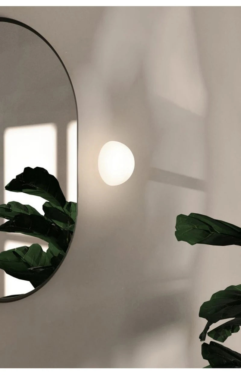 Glass Globe Wall Lamp
