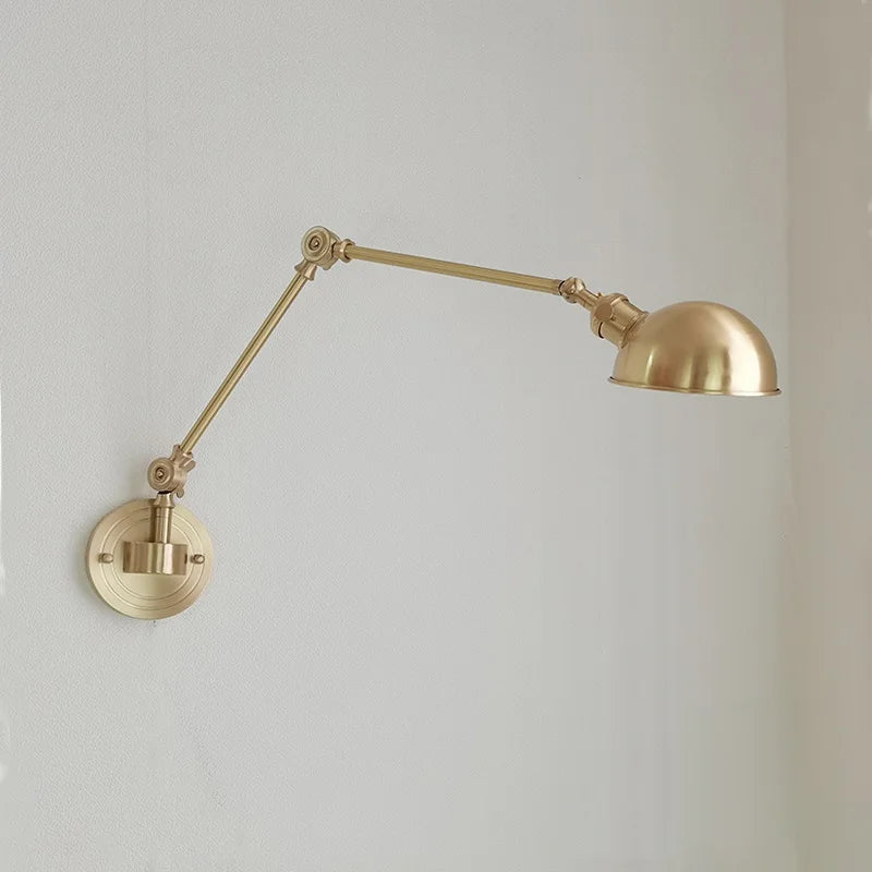 IWHD 2022 New Ceramic Copper LED Wall Lamp Beside Left And Right Rotate