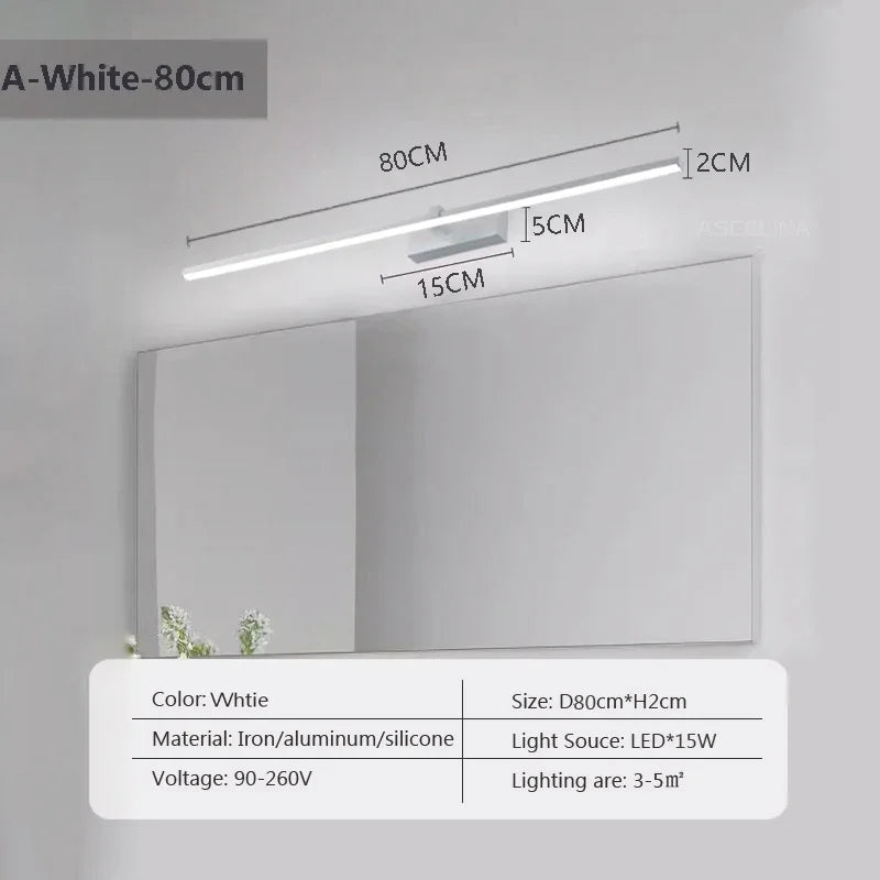 Long Strip LED Mirror Light