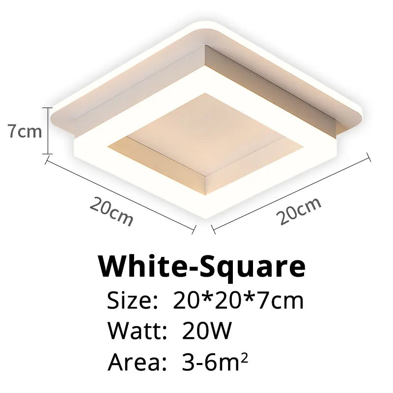 Acrylic Corridor Surface Ceiling Light