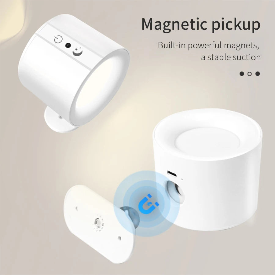 Touch Control Double Head Wall Lamp