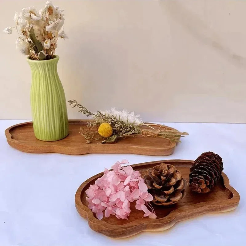 Japanese Acacia Wood Serving Tray
