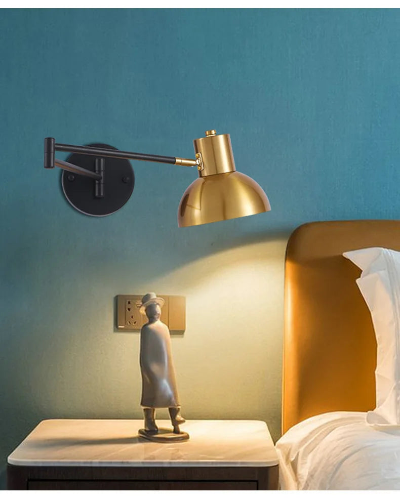 Long Arm Adjustable Wall Sconce