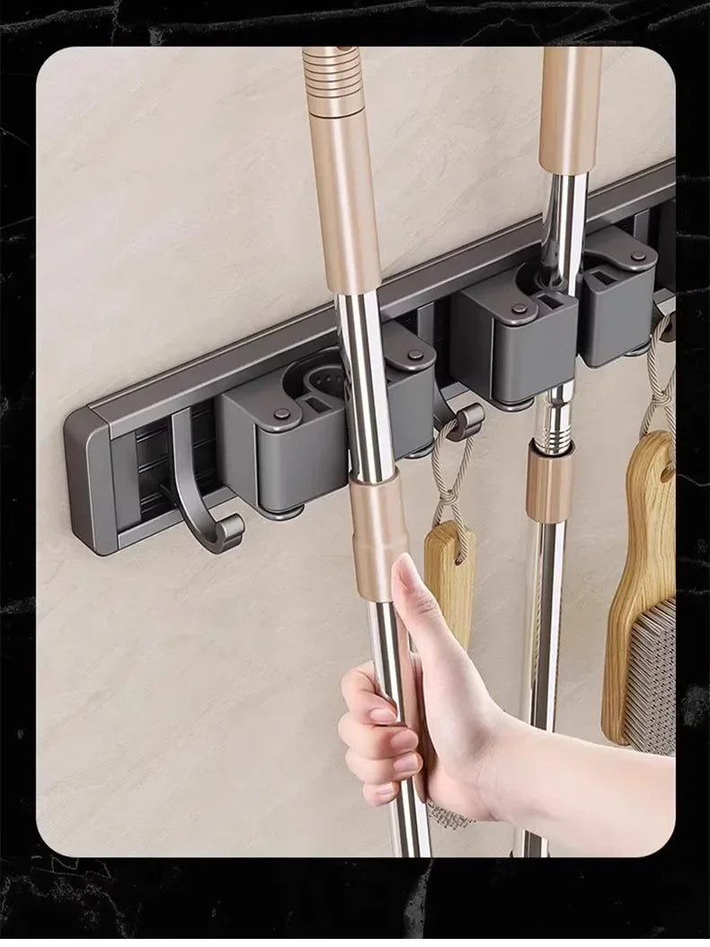 Wall Mounted Mop and Broom Holder